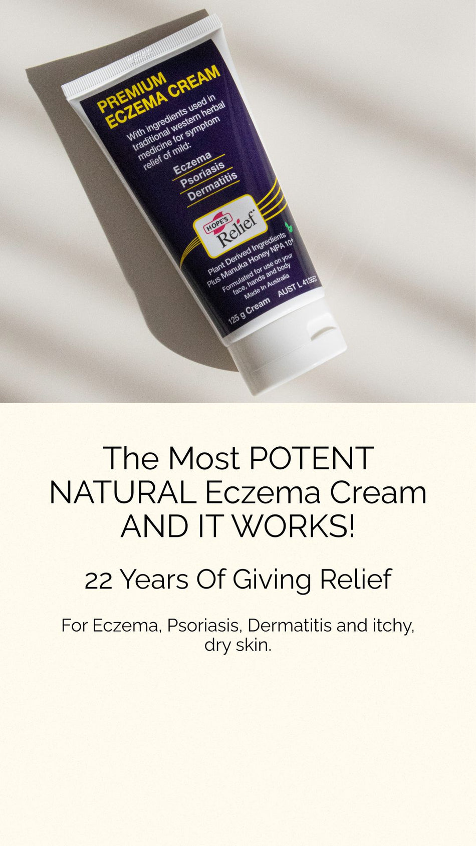 Hope’s Relief - Proven Steroid-Free Skincare for Eczema & Psoriasis ...